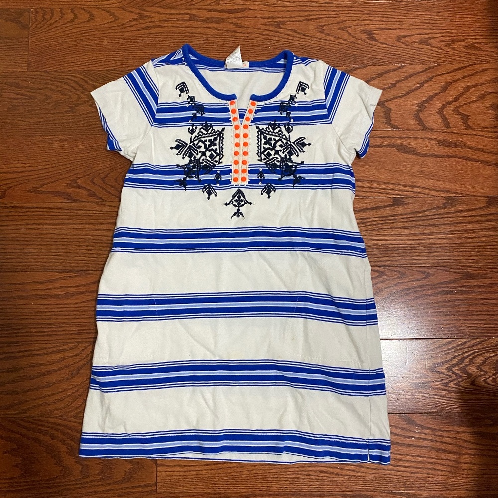 Crewcuts Stripped Beaded Dress